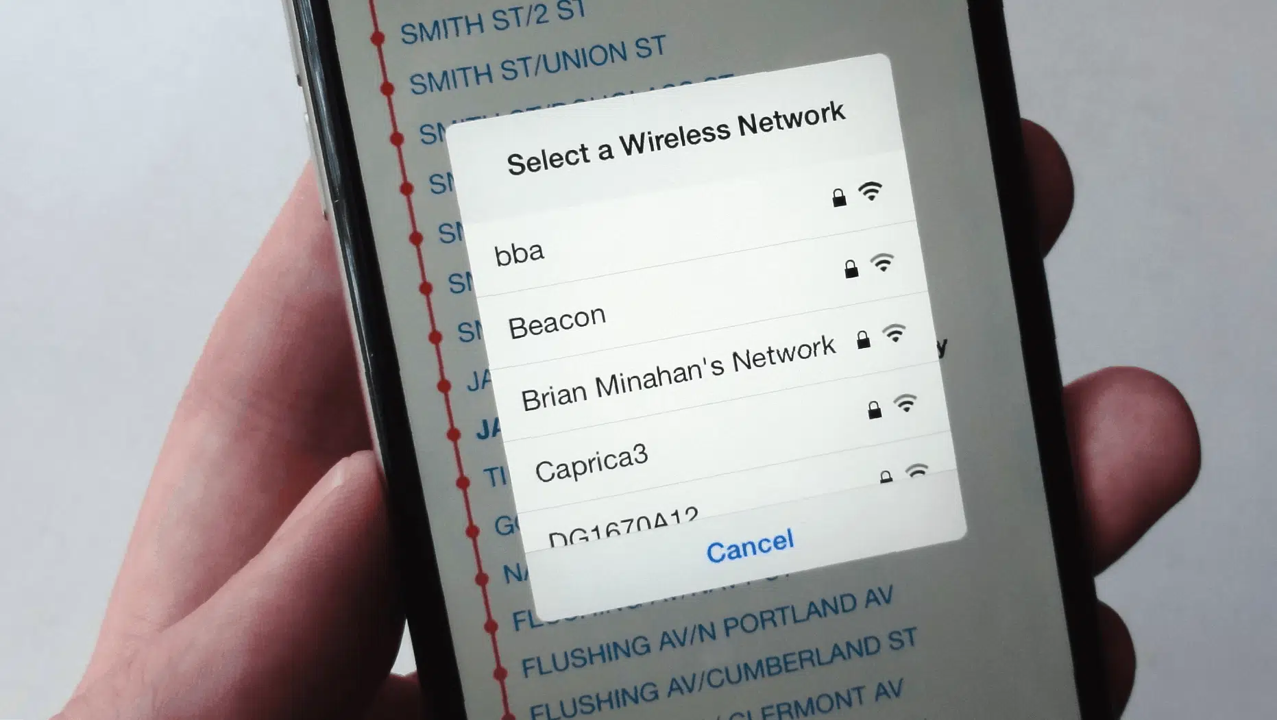 Redes WiFi en el teléfono